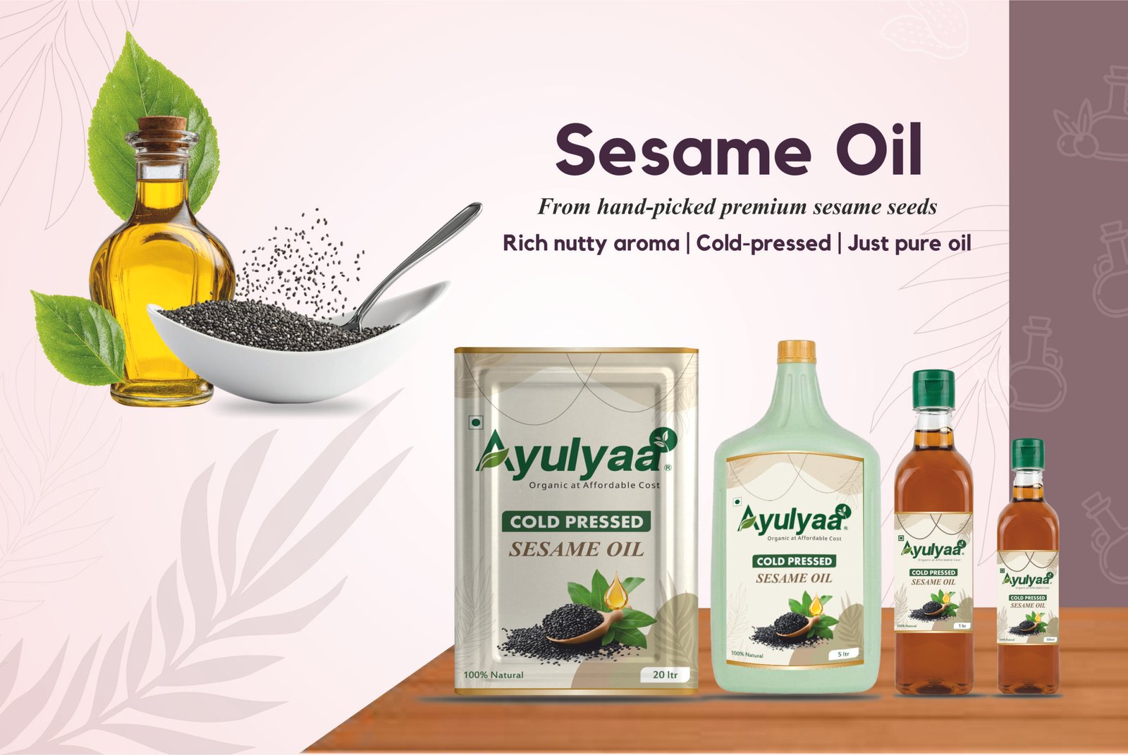 Sesame oil Half